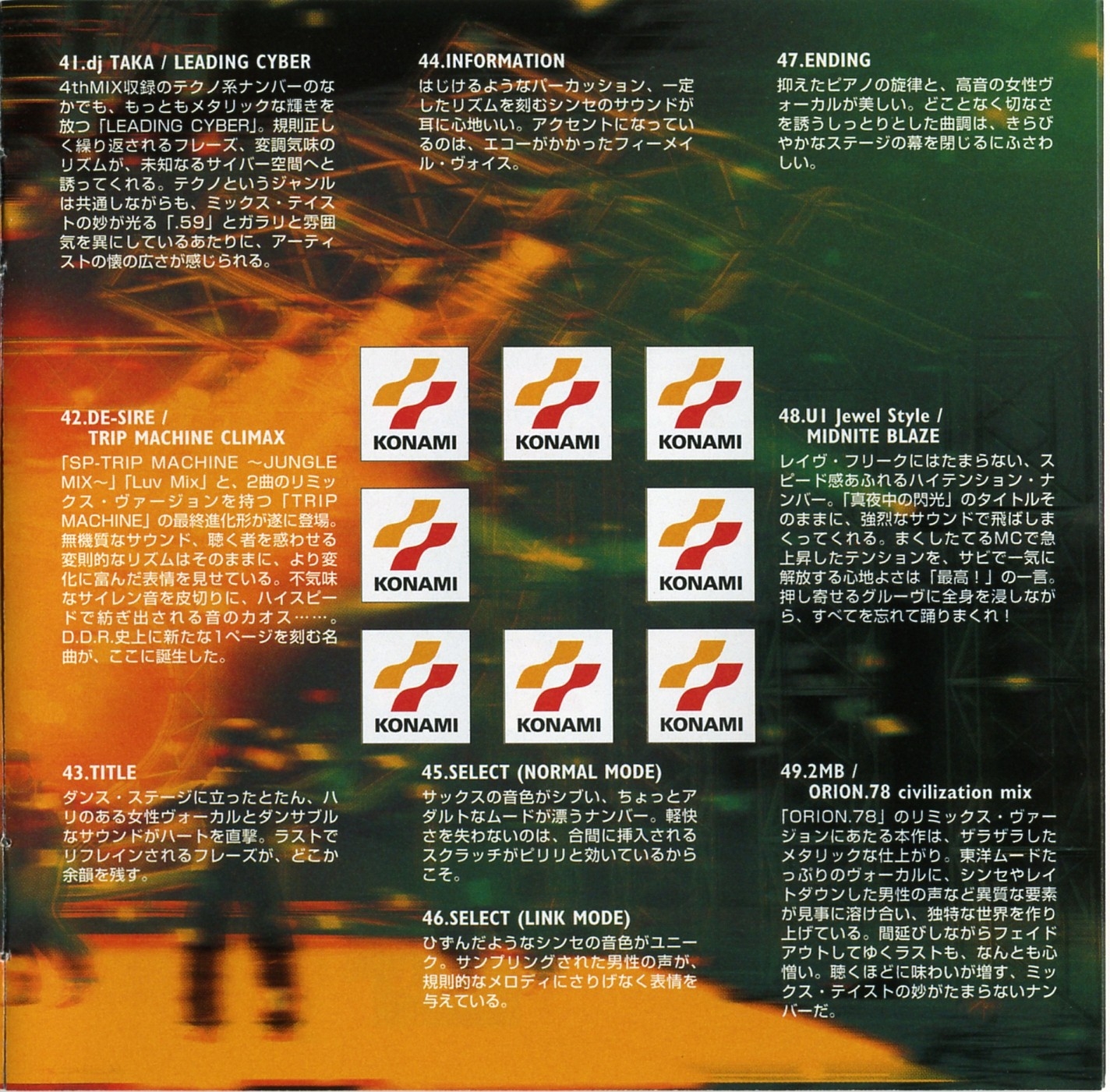 Dance Dance Revolution 4thMIX ORIGINAL SOUNDTRACK (2001) MP3